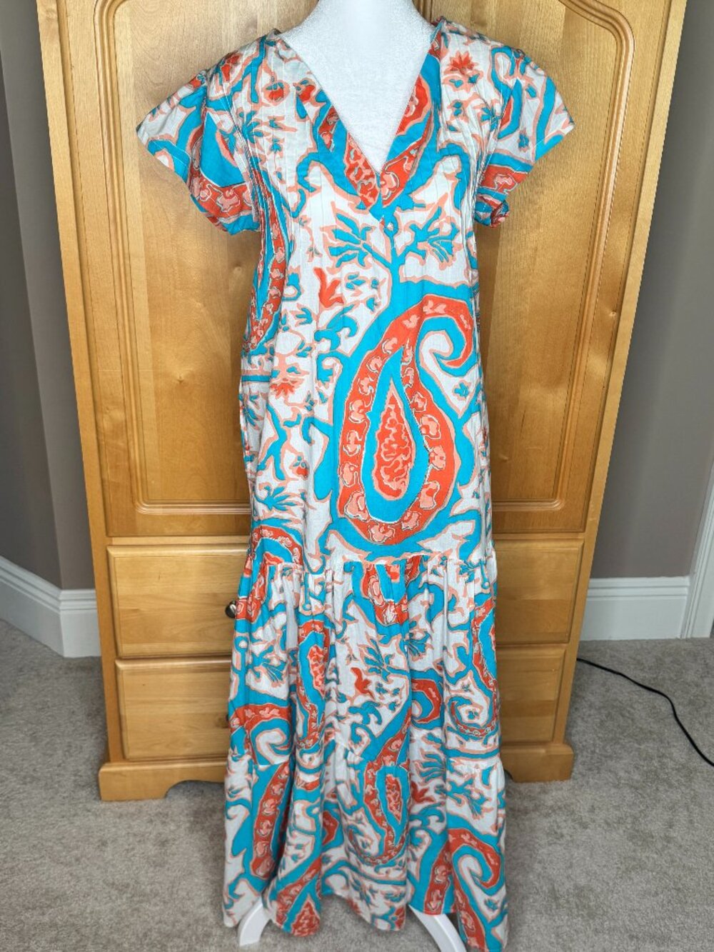 La Plage The Bailey Maxi Dress, Size S Like New